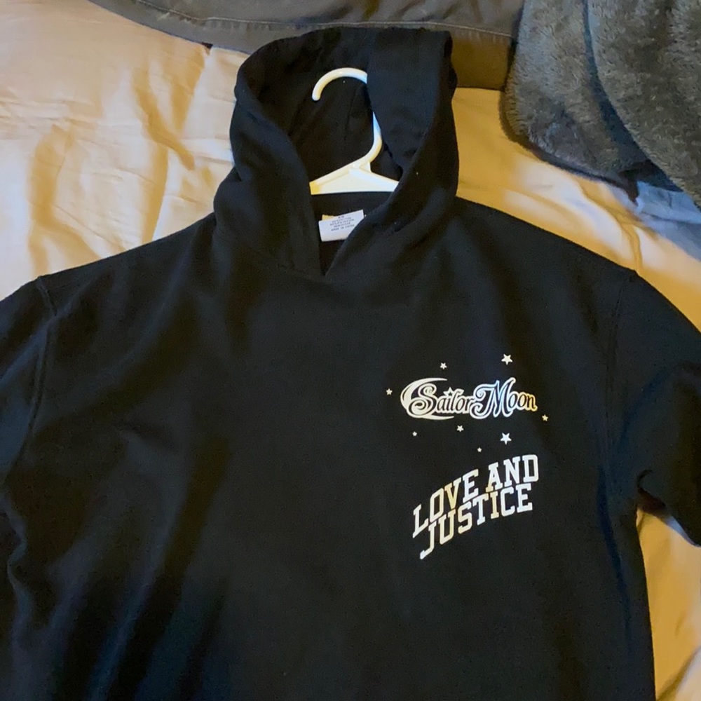 Sailor moon love and justice hoodie
